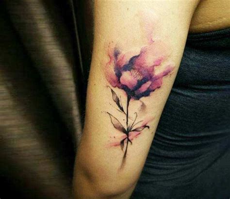 See more ideas about tattoos, body art tattoos, tattoo designs. Watercolor flower tattoo by Klaras Tattoo | Post 22207