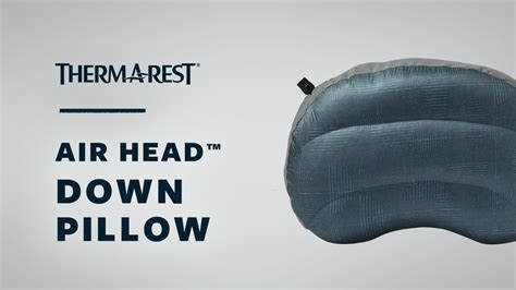 Tested or reviewed it for the manufacturer (i kept the product after testing.) disclosure: Therm-a-Rest Air Head™ Down Pillow - YouTube