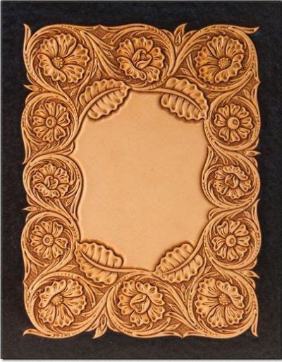 Springfield leather company carverite tooling patterns (floral belt). Leather Tooling Patterns/Templates / wildflowers & steer ...