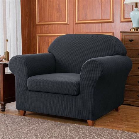 Thanks to the innovative stretch design, this slipcover will fit most sofa styles. Winston Porter Jacquard Spandex Stretch Box Cushion ...