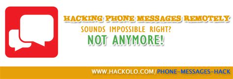 Trying to get physical access to the target phone may be challenging as unsuccessful attempts may prompt your target into suspecting you for trying to track him/her. Remotely Hack Text Messages from Someones Phone - Hacks ...