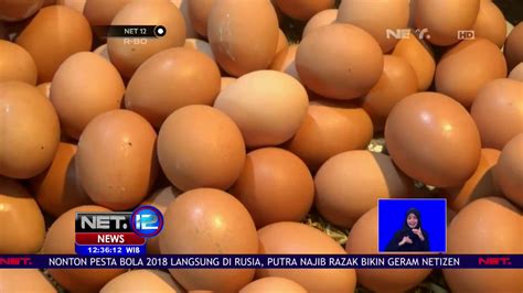 Saat hari besar seperti lebaran, natal dan imlek maka harga telur biasanya selain telur ayam harga telur bebek dan puyuh juga dapat terpengaruh saat harga telur ayam yogyakarta naik. Harga Telur Ayam Terus Meningkat - NET 12 - YouTube