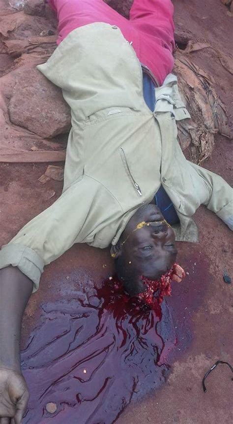 You don't actually have to be, you just have to pretend that you are. Graphic Photos: Man Killed By Alleged Drunk Nigerian ...