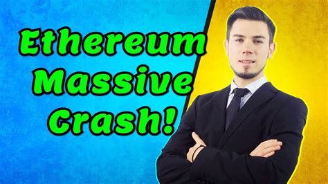 Someone holding an ethereum token. Ethereum Massive Crash! - Price Analysis News - YouTube