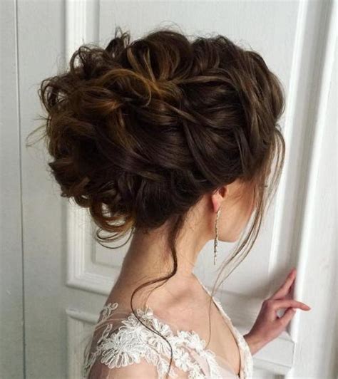 Curly hair prom updos | diy crafts: 21 Glamorous Wedding Updos for 2020 - Pretty Designs