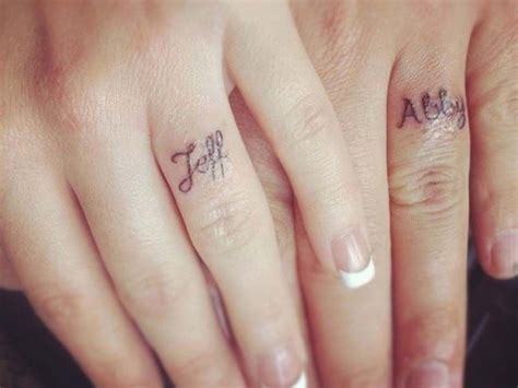 150 Amazing Wedding Ring Tattoo Design Ideas (July2020)