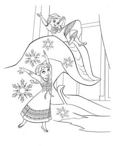 Free printable hard coloring pages for adults. Frozen - Free printable Coloring pages for kids