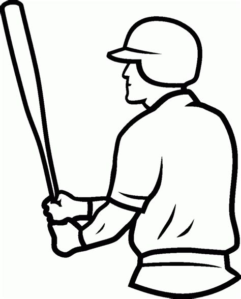Printable baseball player coloring pages. Baseball Field Drawing - Cliparts.co