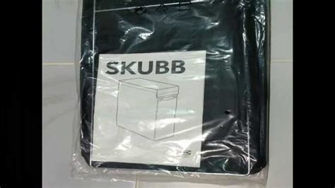 If chaos has taken over your drawers or closet, our skubb cabinet storage series will put you back in control. Ikea Skubb Laundry Bag with Stand Unboxing and Assembly ...