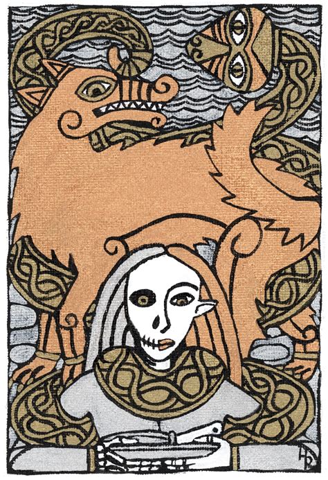 Loki is the primary villain of norse myth at least in the version of the stories known to modern. The Children of Loki by Hellanim on DeviantArt