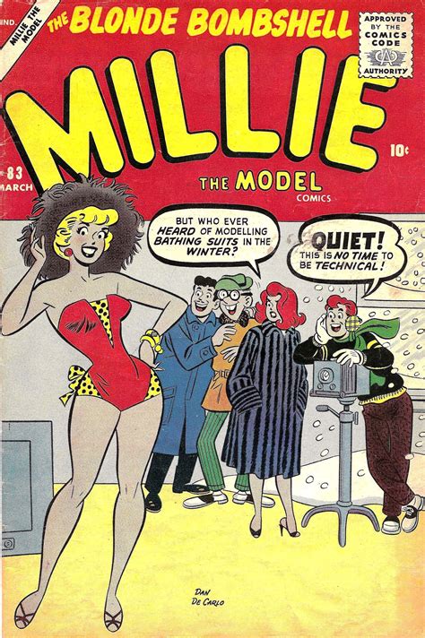 an old comic book cover featuring a woman in a bathing suit and other