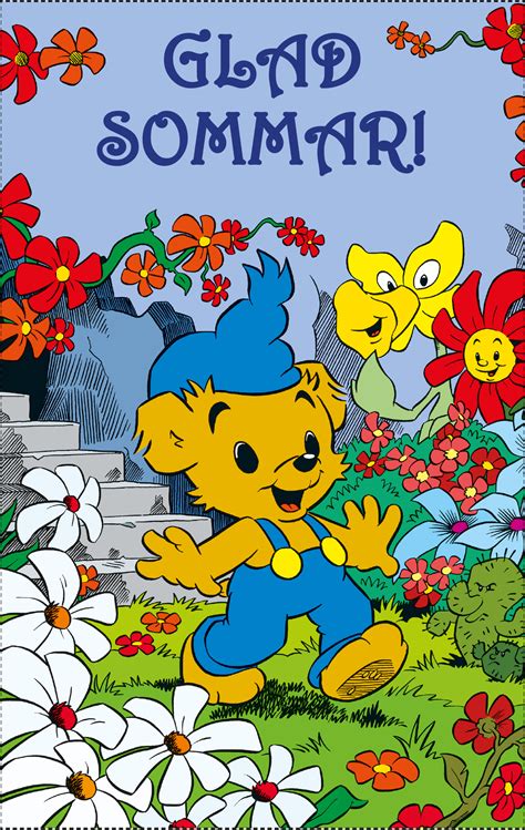 Börja med att skriva ut pdferna med tomtar. Bamse-vykort - Bamse.se