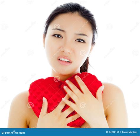 Attractive Asian Girl 20 Years Old Shot In Studio Stock Image - Image