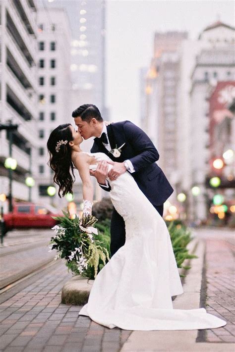 At ivory bridal atelier in houston, we work with top wedding gown designers including anne barge, ines di santo, rivini, galia lahav and more. Couples Shares a Kiss in Downtown Houston, Texas in 2020 ...