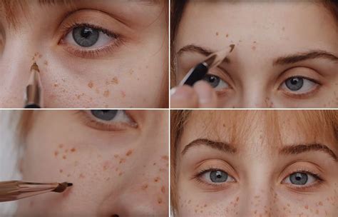 This helps get that effortlessly freckled look, without seeming like you're channeling pippi longstocking. How To Fake Freckles With Makeup | Fake freckles, Freckles ...