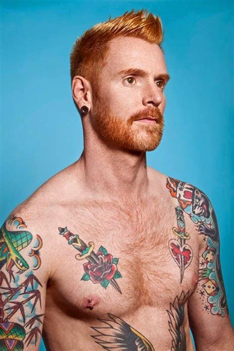 Guy with straight red spiky hair. Red Hot 100: red haired men by Thomas Knights | Homens ...