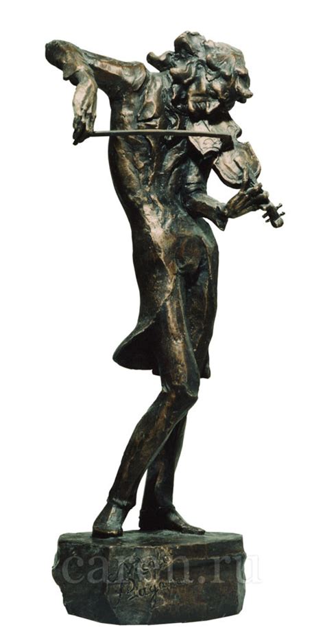 Niccolo' paganini defined the highest standards in the world of violin. Paganini - sculptor Karen Sarkisov