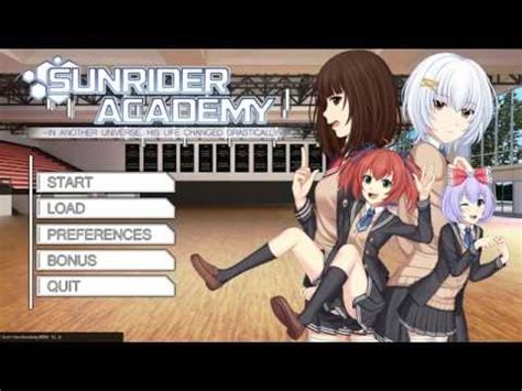 Lets play sunrider academy as i continue on having got myself out of my early pickle. Sunrider Academy Demo Walkthrough Pt.1 - In Another Universe - YouTube