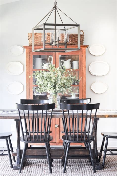 These display hutches often become a beautiful focal point for any room, especially a dining area. New Antique Dining Room Hutch - Little Glass Jar