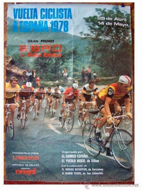 August og ble avsluttet i madrid 16. HISTORIA DEL CICLISMO: Vuelta a España, carteles 1935/1979 ...