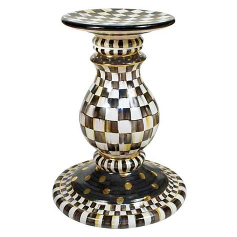 Buy round pedestal table tables and get the best deals at the lowest prices on ebay! MacKenzie-Childs | Courtly Check Pedestal Table Base