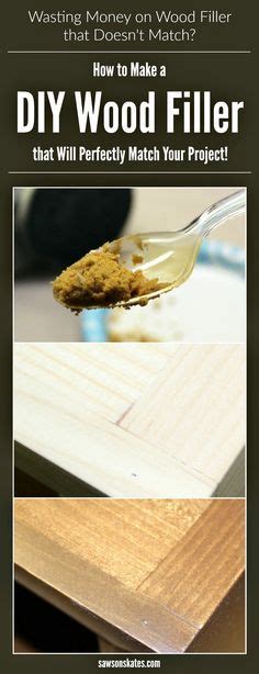 Just be sure to use fine sawdust fro. This DIY Wood Filler Will Perfectly Complement Your ...