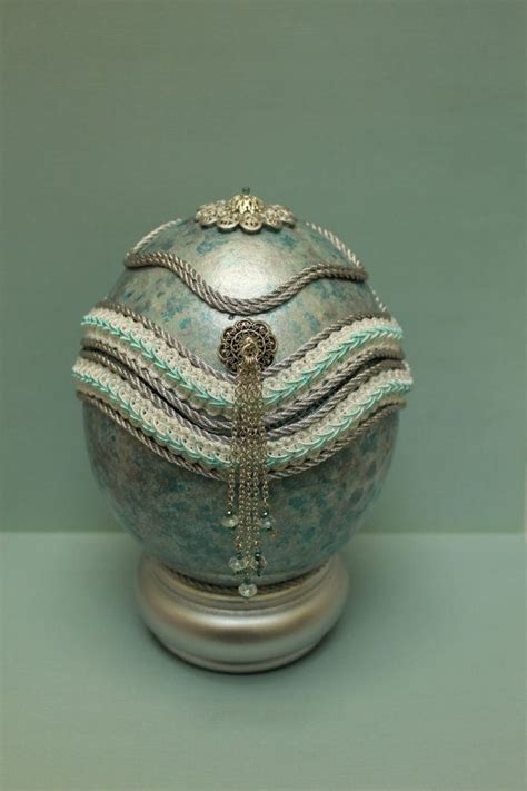 Ukrainian eggs are a beautiful addition to your easter decorations. Real Ostrich Egg "Aquamarine Trinket Box", Decorated Egg ...