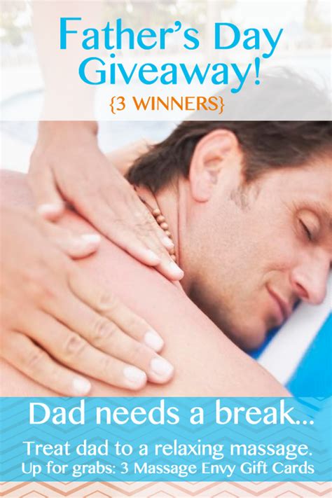 Fathers day is a great day in itself. Fathers Day Giveaway, Massage Envy! - The Crafted Sparrow