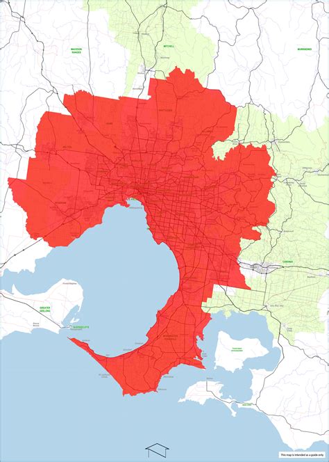 The lockdown will affect a large portion of sydney's five million residents since it applies to anyone who works in the city center. Melbourne Metropolitan Area Map