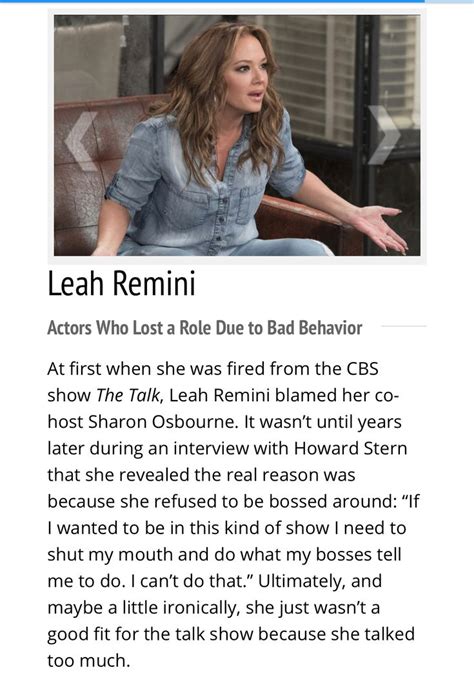 Leah remini gabs about her tumultuous stint on the talk— and her feud with costar sharon osbourne, radaronline.com can exclusively reveal. Couldn't get along with Sharon Osbourne. | Leah remini ...