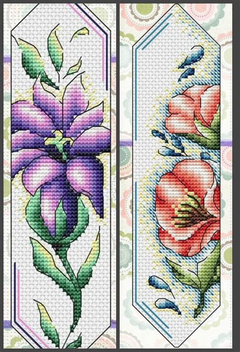 Do you remember cross stitch? 15 Bookmark Cross Stitch Pattern PDF Instant Download Book ...