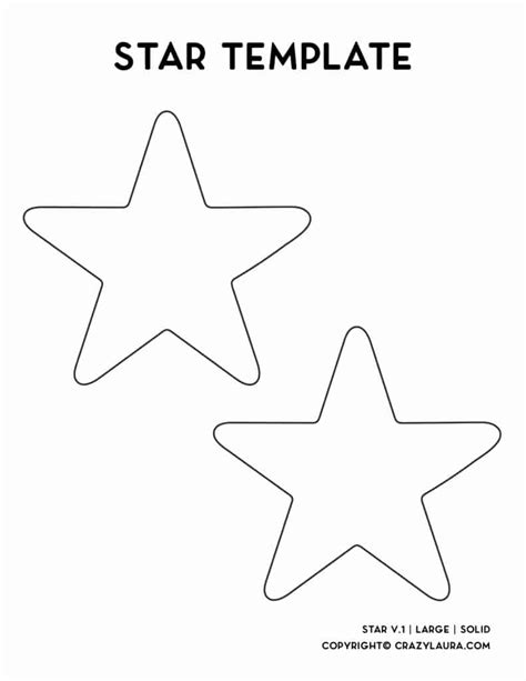 Check spelling or type a new query. Free Star Template & Stencil Cutout Printable For 2021 ...