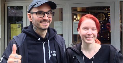 Mark benecke mit seiner frau ines bei seinen eltern. Sabine Rupp, Autor auf Vringstreff Köln