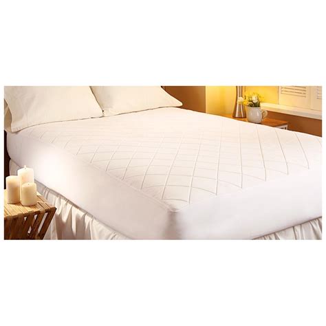 A mattress pad, mattress topper, or underpad is designed to lie atop a mattress. Wellrest Quilted Memory Foam Mattress Pad - 235407 ...