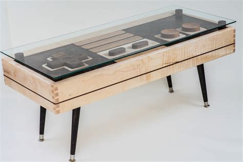 Giant game controller / coffee table (functional) price: If It's Hip, It's Here (Archives): Handcrafted Nintendo ...