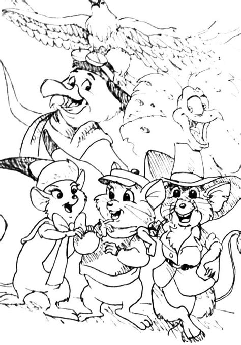 Vintage 1990 rescuers down under coloring book walt disney movie childrens coloring activity book walt disney pictures presents the rescuers down under, a golden book, western publishing company, inc. Rescuers Down Under Coloring Pages | Telon Colors