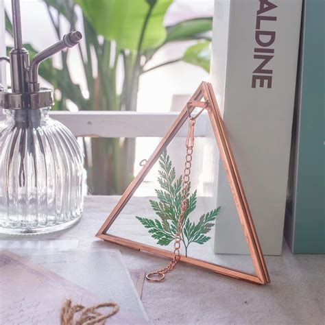 We did not find results for: Hanging Triangle Herbarium Copper Glass Frame for Pressed ...