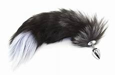 tail plug butt cosplay fox rabbit anal animal tails stainless steel 40cm bunny fetish pet length head small sex toys