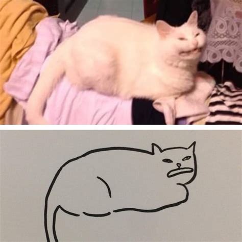 Dengan cara mudah wow menggambar kucing dengan kata kucing youtube 25 wallpaper kuc. Gambar Kucing Drawing / Gambar Lukisan Kucing Comel Cikimm ...