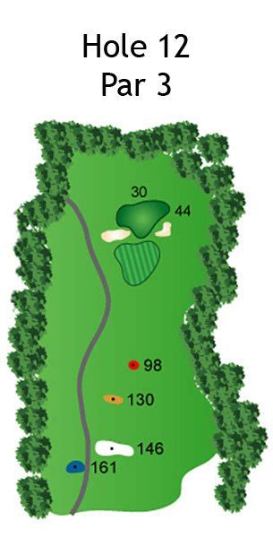 This course is a dream for any golfer. Layout of The Nightmare Hole 12 | The Nightmare Golf Course