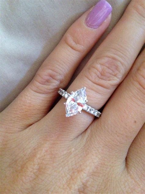 $1,170 (setting price) or $390.00. My 1.5 carat solitaire marquise diamond! My man did wonderful! ️ | Engagement rings marquise ...