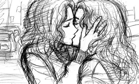 I love forehead kisses cute couple drawings, love drawings, drawing . imagine me n you - sketch by hanukara on DeviantArt