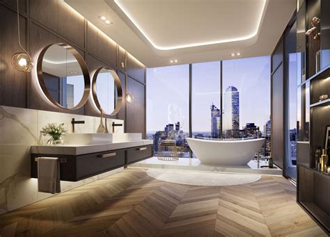 Sometimes an odd touch is what takes a room from dull to designer. Image result for penthouse bathroom | Bathroom interior ...