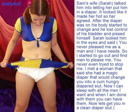 26min long hypnosis will sissify your subconscious mind. abdl sissy diaper captions: magic diaper