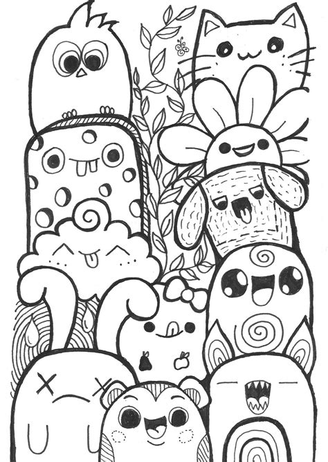 Easy coloring pages for toddlers. Dibujos para Colorear