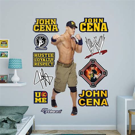 Solid color wrestling ring skirt/apron. John Cena Right Hook Fathead Wall Decal | Fathead, John ...