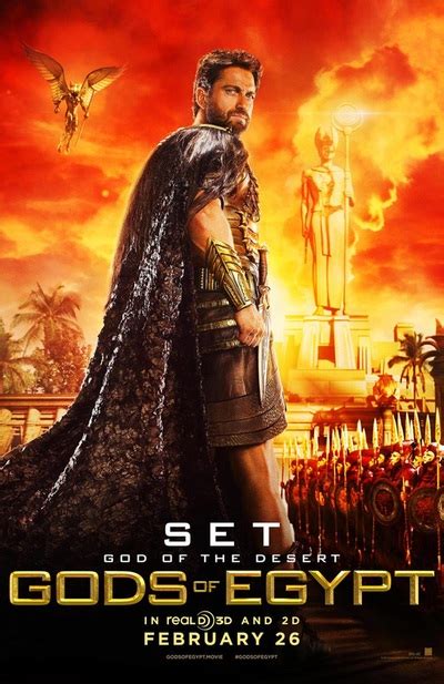 In ancient greek, the god's name is given as sēth (σήθ). Gods of Egypt - Release: February 26, 2016 - Greatest ...