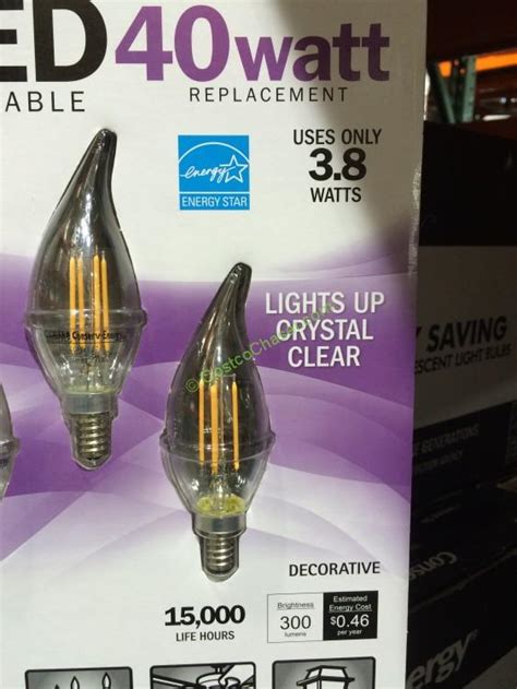 The modification that reside in its bristling extent could be of numerous kinds. costco-1029237-led-chandelier-bulbs-filament-style-spec ...