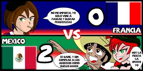 La selección masculina de fútbol de méxico no pudo obtener la victoria en su segundo partido en los juegos olímpicos tokyo 2020, al caer contra el equipo anfitrión de. Francia VS Mexico by Dougieus on DeviantArt