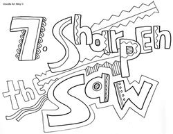 Habit #1 be proactive sheet: Habits of Happy Kids - Classroom Doodles